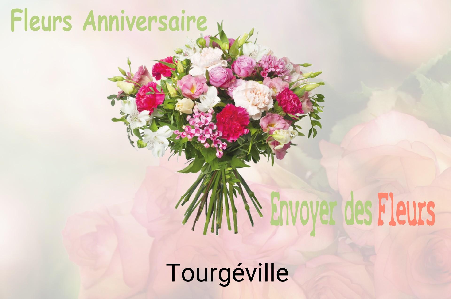 Bouquet de fleurs d’anniversaire livré à Tourgéville